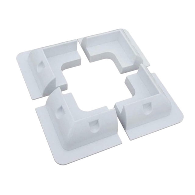 Kit de soportes de montaje para paneles solares. Soporte para paneles fotovoltaicos. Kit de soporte de esquina resistente y ampliamente utilizado para Blanco