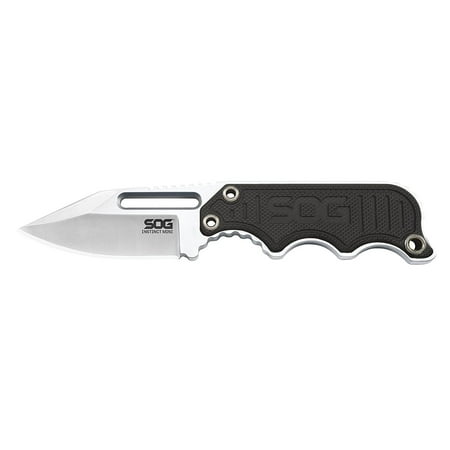 Pakkawood Handle Nylon Sheath SOG Instinct Mini Fixed Blade NB1002-CP - Satin Polished 1.9