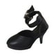 thumbnail image 2 of Tacones para muñecas a escala 1/4, calzado en miniatura para muñecas de 42-45 cm, ideal para cumpleaños. Negro, 2 of 9