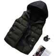 thumbnail image 3 of Chaleco para hombre, otoño e invierno, grueso, moderno, personalizado, estilo coreano, chaleco cálido, chaleco, chaqueta de plumas, chaqueta informal, 3 of 5