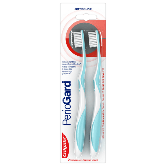 Colgate PerioGard Gum Toothbrush, Soft Toothbrush, 2 Pack