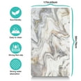 thumbnail image 5 of Dog Feeding Mat, Dog Mat for Food and Water, Pet Dog Cat Bowl Mat, No-Slip Absorbent Water Water Bowl Mat with Grey Gold Marble,17inx30in, 5 of 7