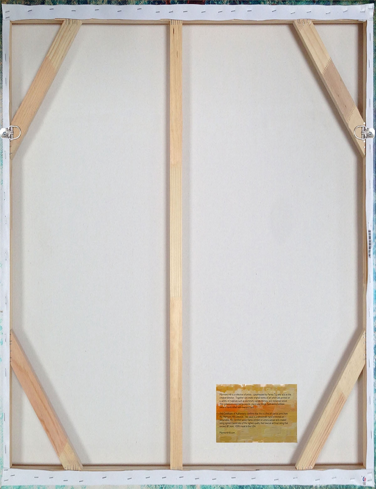 "Orange Horse" Painting Print on Wrapped Canvas