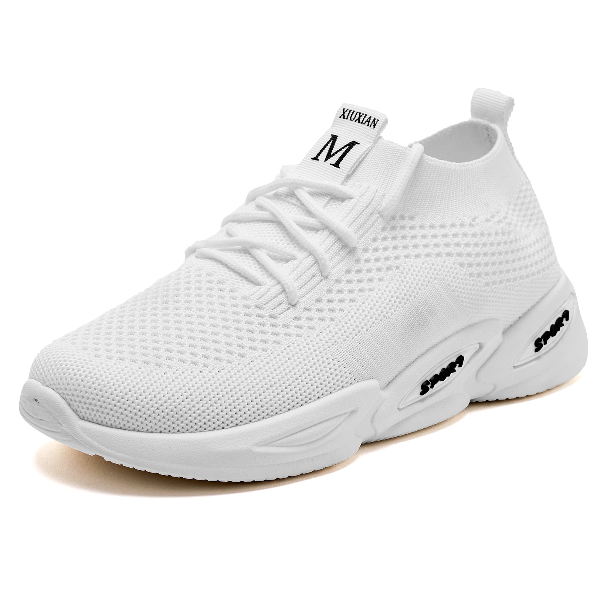 HOBIBEAR Walking Sneakers Women Arch Support Workout Shoes Lace Up