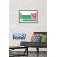 thumbnail image 2 of Periodic Table Of Elements - Spanish Wall Poster, 14.725" x 22.375", Framed, 2 of 5