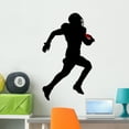 thumbnail image 1 of American Football Silhouette Wall Decal by Wallmonkeys Peel and Stick Graphic (36 in H x 22 in W) WM291511, 1 of 4