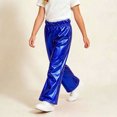 thumbnail image 5 of XuJwPNcy Girls' Flared Pants Fashion Festival Dance Pants Wide Leg Bell Bottom Trousers(Blue,12-13 Years), 5 of 5