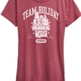 thumbnail image 3 of Peanuts - Snoopy Team Holiday Spirit - Women's Short Sleeve Graphic T-Shirt, 3 of 6