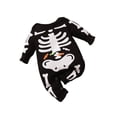 thumbnail image 4 of Newborn Halloween Romper 3M  6M 12M 18M Baby Girl Boy Skeleton Jumpsuit Long Sleeve O-Neck Halloween One-Piece Outfit, 4 of 10