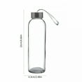 thumbnail image 4 of ACDANC 2026 New Glass Water Bottles with Lids, Reusable Glass Bottles with Carrying , 500Ml Glass Sports Water Bottle for Eco-Friendly Travel Drinks and Beverages, 4 of 7