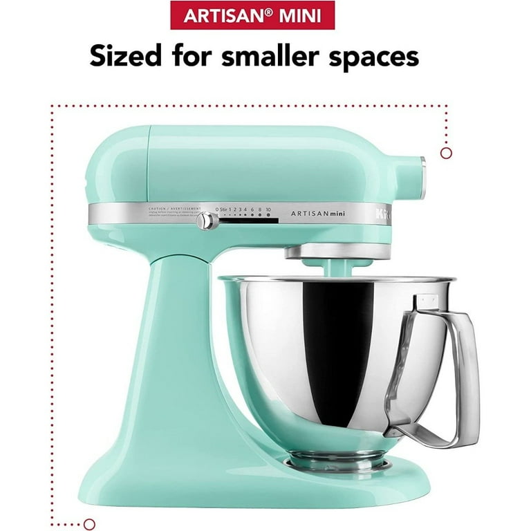 KitchenAid, Stand Mixer, 3.5-Quart Artisan Mini Plus, Ice Blue