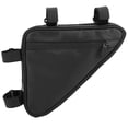 thumbnail image 2 of Bolsa para bicicleta de nailon resistente al desgarro, triangular, para el frente, para el cuadro de la bicicleta, para teléfono móvil, color negro, 2 of 13