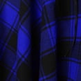 thumbnail image 3 of Fridja Womens Lace-up Short-sleeved Irregular Hem Plaid Stitching Dress, 3 of 4