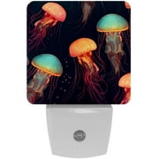 Jellyfish LED Square Night Lights - Stylish and Energy-Efficient Room Illuminators for Soothing Ambiance - 200 Characters