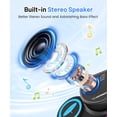 thumbnail image 4 of Batería electrónica Sboet 9 Drum Practice Pad con conector para auriculares, 4 of 7