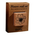 thumbnail image 1 of Fwttom Flower Ritual Seals Flowers and Rites Collection Decorative Hand Tent Seals Vintage Wood Children's Seals Plant Flower and Grass Material Printing and Painting, 1 of 3
