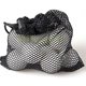 thumbnail image 2 of LOLIPPYY 3Ud Bolsa De Malla Negro Para Guardar Pelotas Fácil Acceso Con De Cordón, 2 of 8