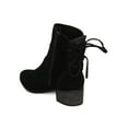 thumbnail image 3 of New Women Breckelles Houston-14 Faux Suede Back Lace Up Chunky Heel Boot, 3 of 6