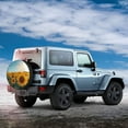 thumbnail image 5 of Fotbe Sunlit Sunflower Field Spare Tire Cover Thickening Universal Fit for Jeep, Trailer, RV, SUV, Truck, Tough Tire Wheel Soft Cover-14 inch, 5 of 8