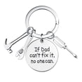 thumbnail image 1 of Riforla If Dad Can't Fix It No One Can-Keychain with Screwdriver Wrench Father's Day Keychains Silver, 1 of 1