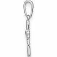thumbnail image 3 of 14K White Gold Cz Cross Pendant (17 X 8) Made In Vietnam -Jewelry By Sweet Pea, 3 of 8