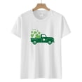 thumbnail image 4 of QIPOPIQ T-Shirts à Manches Courtes pour Femmes à Col Rond T-Shirts de la Saint-Patrick Hauts T-Shirt Shamrock T-Shirt Vert Tunique St Patricks Day T-Shirts Tee T-Shirt T-Shirts de Noël des Fêtes T-Shirts Graphiques Aubaines, 4 of 4
