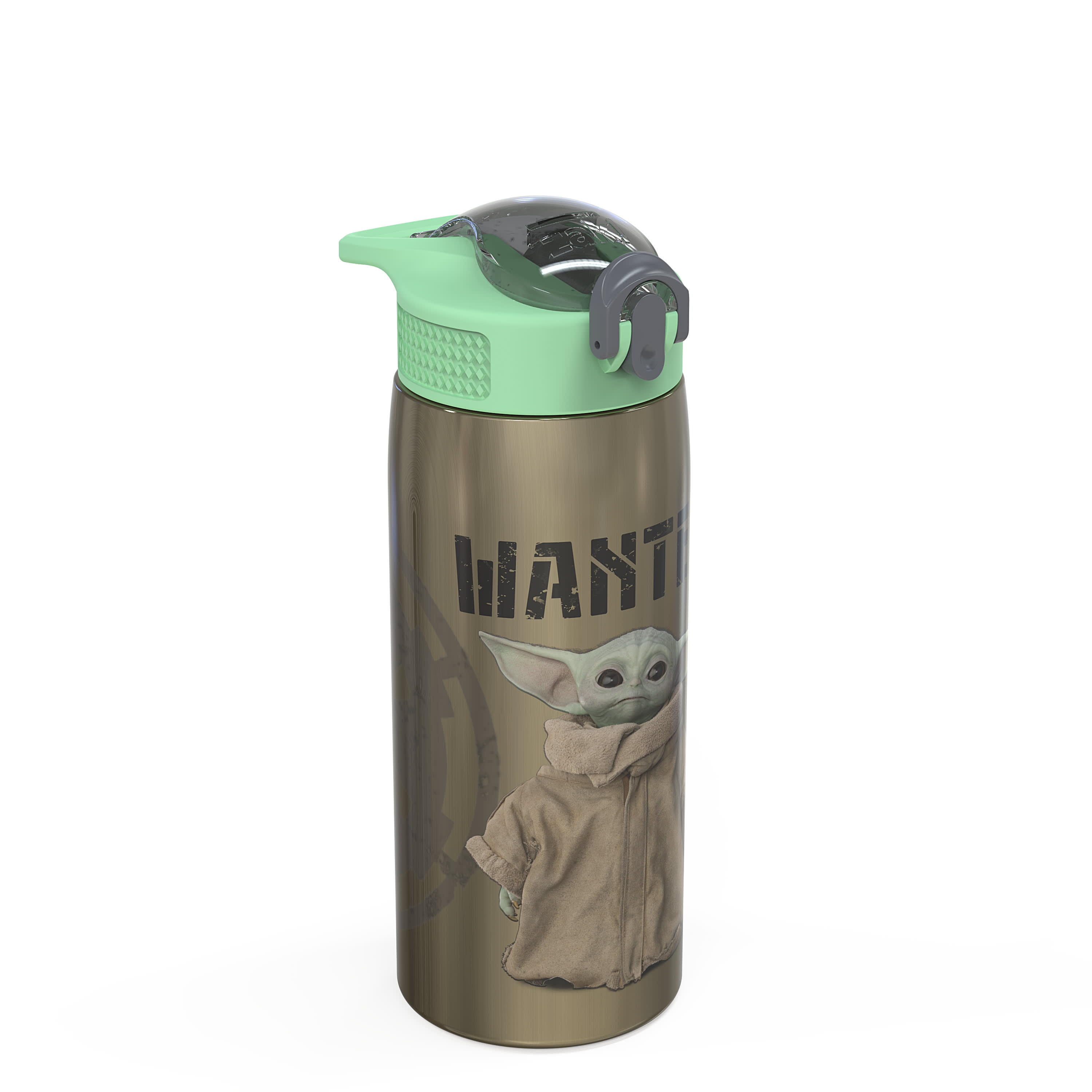 Zak Designs Star Wars: The Mandalorian 19 Ounce Stainless Steel Water Bottle, The Child - image 4 of 6