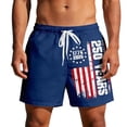 thumbnail image 3 of Mens Swim Trunks USA Independence Day Patriotic 4th of July 250th Anniversary Beach Shorts Quick Dry Board Shorts, 3 of 3