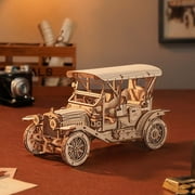 ROKR 3D Wooden Puzzle Vintage Car 1:15 Scale Exquisite Wood Craft Kit Gift for Adults Desk Toys Gift for Boys/Girls