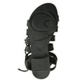 thumbnail image 6 of Women's Caged Faux Leather Strappy Gladiator Sandals, 6 of 8