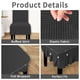 thumbnail image 4 of Fundas para Sillas de Comedor Elásticas Jacquard Informales 6 PCS Gris Oscuro, 4 of 7