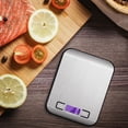 thumbnail image 4 of Food Kitchen Scale With Rechargeable, Digital Grams and Ounces for Weight Loss, Baking, Cooking, LCD Display, Stainless Steel, 4 of 5