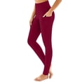 thumbnail image 2 of Womens High Waisted Yoga Pants Tummy Control Cycling Workout Leggings with Pockets Pilates Sportswear Buttery Soft, 2 of 9