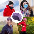 thumbnail image 2 of facefd Bandeau de Course Coupe-Vent Protection Auditive Accessoires de Moto Violet, 2 of 6