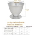 thumbnail image 2 of Aluminum Doll Cake Mold Pan Doll Dress Cake Tin Cake Decoration Accessories Mold Halloween Mold,7Inch, 2 of 5