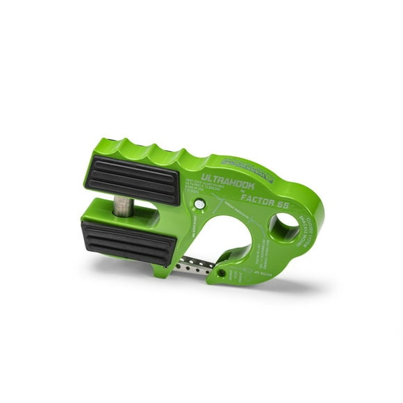 Factor 55 Winch Clevis Hook 00250-08 Ultra Hook; For Up To 3/8 Inch Diameter Rope Or Cable; With Shackle Pin Mounting Hole For 3/4 Inch Pin; With 5/8 Inch Diameter Double Sheer Pin