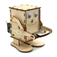 thumbnail image 4 of Kit de proyecto de enseñanza y aprendizaje de madera para experimentos científicos para niños, kit de ensamblaje de madera, modelo de robot que come monedas, 4 of 6