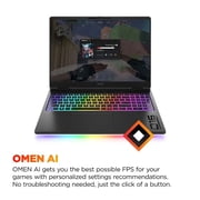 HP OMEN - MAX 16 240Hz Gaming Laptop - Intel Core Ultra 9 275HX with 32GB Memory - NVIDIA GeForce RTX 5080 - 1TB SSD - Shadow Black