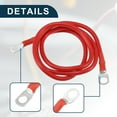 thumbnail image 4 of Car Marine Battery Inverter Cable 5/16"-3/8" 3ft Battery Copper Wire Red, 4 of 7