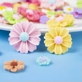 thumbnail image 2 of U8MO Craft DIY Mixed Color Flatback Resin Daisy Flower Cabochons Charm 10mm 14mm 22mm-100pcs 10mm, 2 of 6
