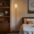 thumbnail image 5 of Floor Lamp for Living Room Bedroom Office with 3 Color Temperature LED Bulb Beautiful flower peony sketch Modern Standing Lamp, Dimmable Corner Floor Lamp with Remote, 5 of 5