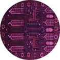 thumbnail image 1 of Ahgly Company Indoor Round Persian Pink Traditional Area Rugs, 6' Round, 1 of 4