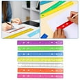 thumbnail image 4 of 12Inch Clear Colorful Rulers with Hole Math Ruler Colorful Drawing Ruler with Inches Centimeters Scale for Measuring, 4 of 8