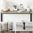 thumbnail image 6 of M optimized Console Table, Sofa Tables Narrow Entryway Table with Wood Shelf and Metal Frame, Behind Couch Table Industrial Hallway Table for Living Room Foyer Bedroom, 6 of 9