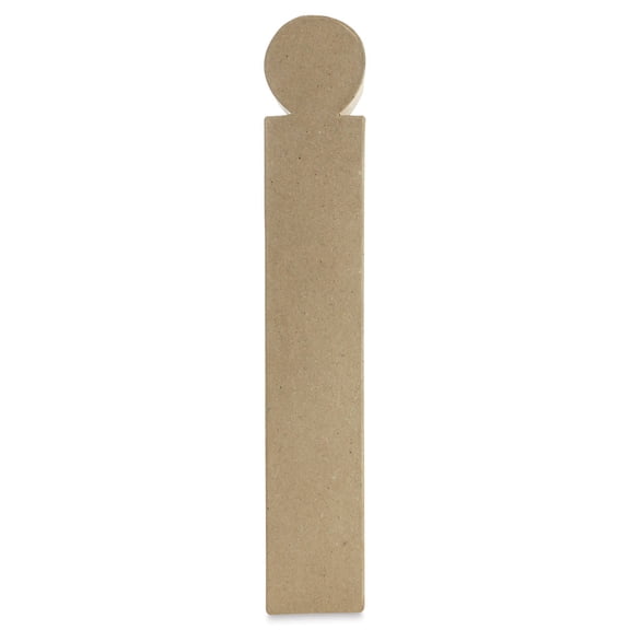 DecoPatch Paper Mache Funny Letter - I, Lowercase, 2" W x 12" H x 2" D