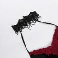 thumbnail image 5 of Goth Sexy Lace Corset Crop Tops Camis Y2K Harajuku Aesthetic Black Red Cross Basic Tank Top Summer Women Grunge Emo Streetwear, 5 of 13