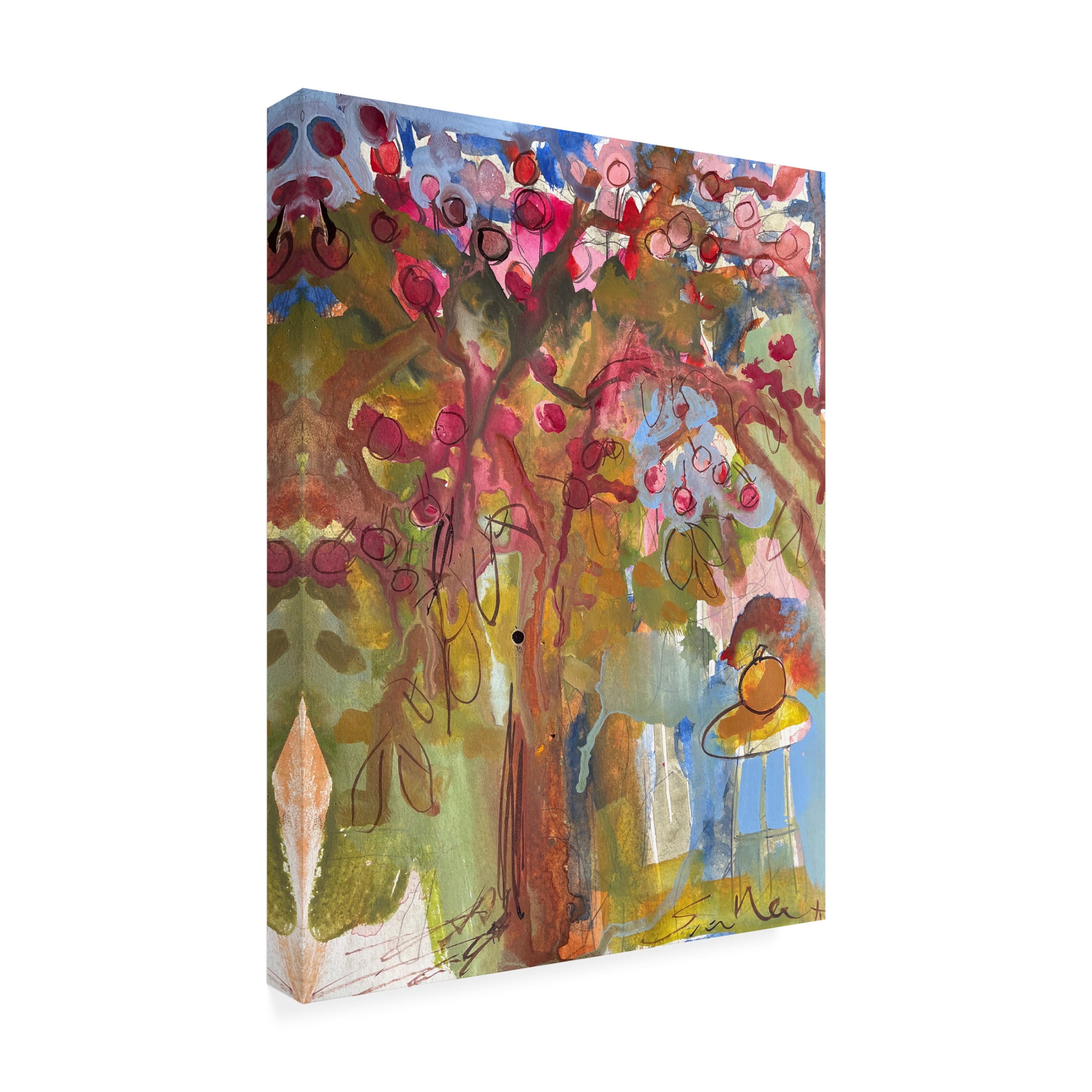 Trademark Fine Art Erin McGee Ferrell  Under the Apple Tree II Canvas Wall Art