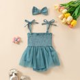 thumbnail image 3 of Emy DolaBaby Girl 1st Birthday Outfits One Year Old Tulle Romper Sleeveless Bodysuit Princess Cake Smash Tutu Dress, 3 of 8