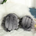 thumbnail image 2 of Txlixc Almohada acolchada de terciopelo, almohada acolchada esférica retorcida de terciopelo de color sólido Txlixc moda, 2 of 4