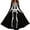 Black3, variant on Skeleton Dress Long Sleeve V Neck Maxi Halloween Dresses for Women Spooky Skull Rose Gothic Festival Party Outfit